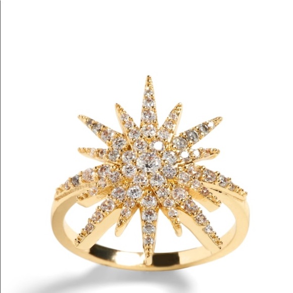 Banana Republic Snowflake Ring size 7 - Picture 1 of 5